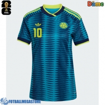 Fotballdrakt Dame Colombia James Rodriguez #10 Bortedrakt VM 2026 Kortermet